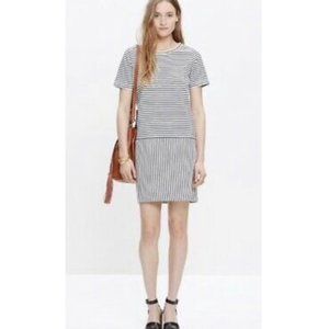 MADEWELL Dockside Striped T-Shirt Mini Dress